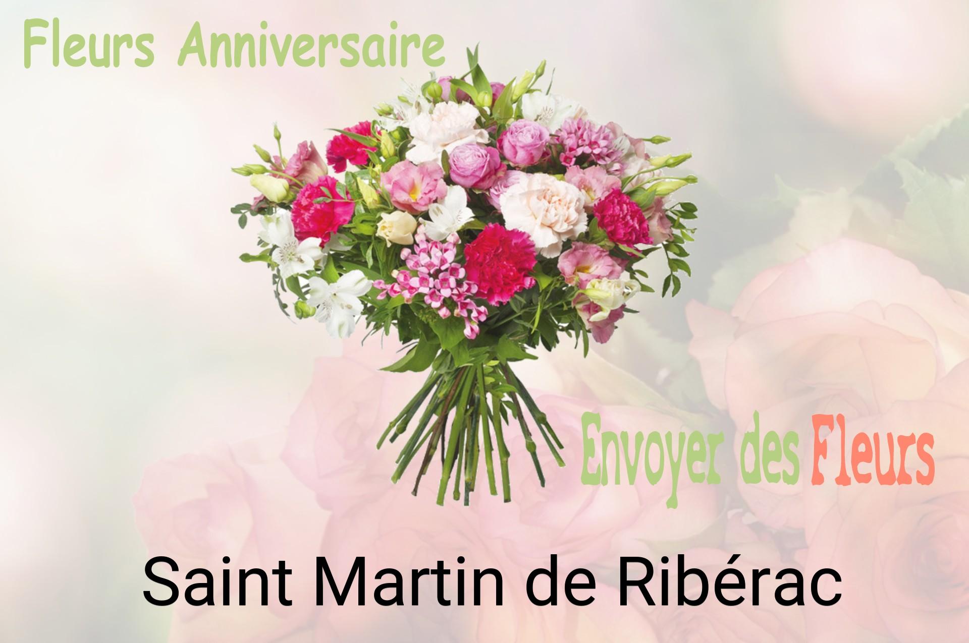 Bouquet de fleurs d’anniversaire livré à Saint-Martin-de-Ribérac