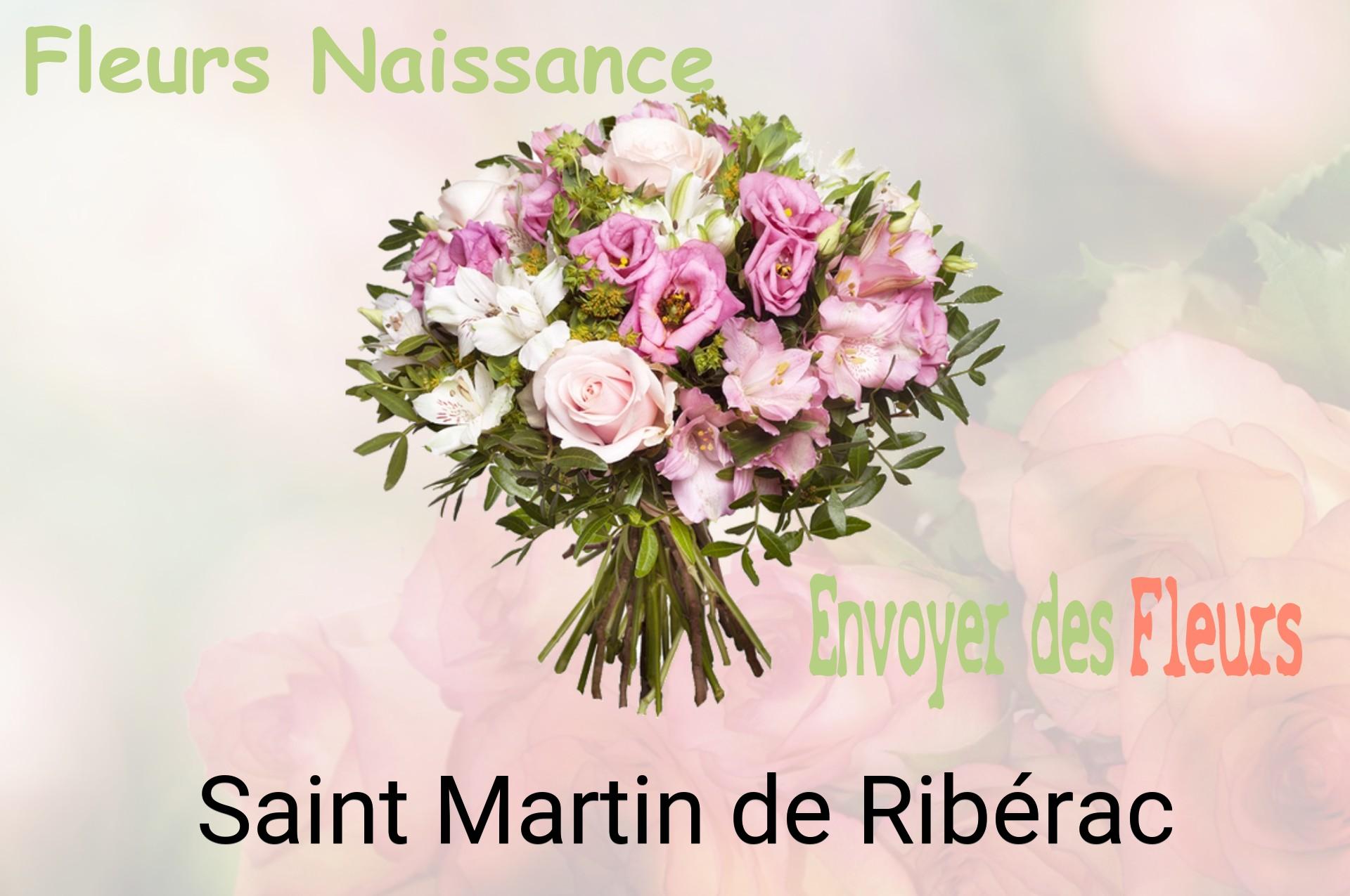Bouquet de fleurs de naissance livré à Saint-Martin-de-Ribérac